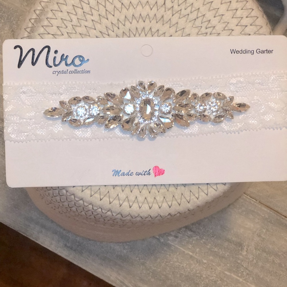 Beautiful Blinged Out Garter Belt